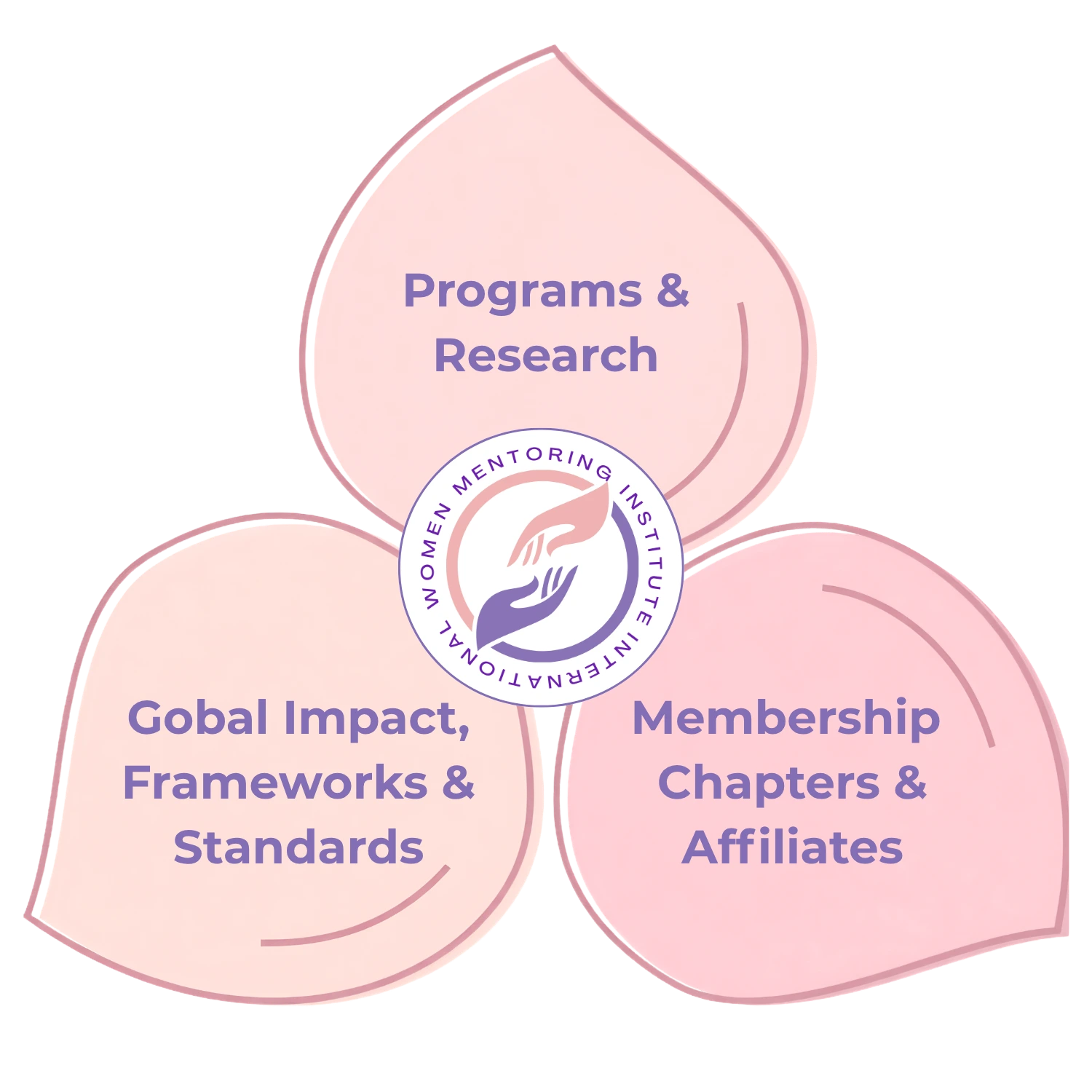IWMI global mentoring ecosystem model